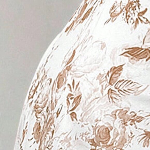 Apricot Boho Women's High Waist Floral Skirt - Picture 6 of 6